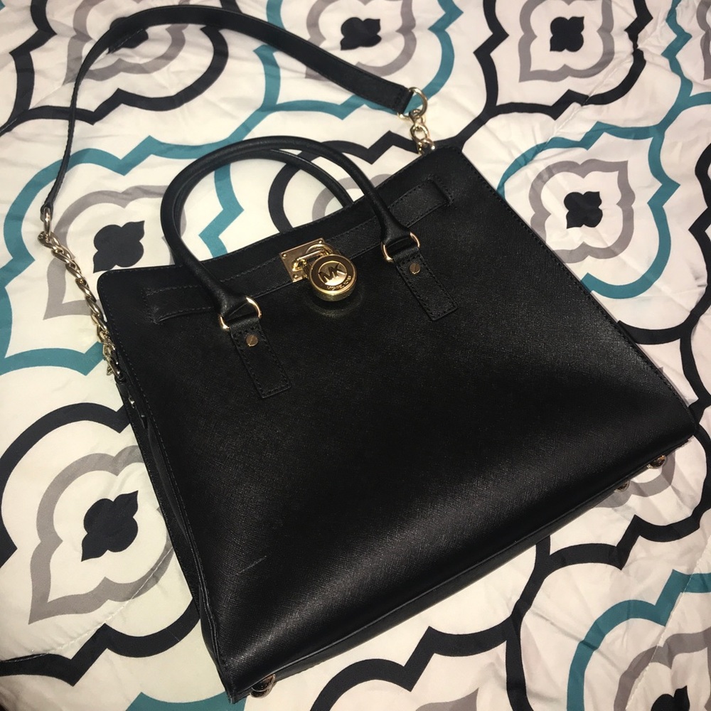 Michael Kors Saffiano Leather Handbag - Picture 1 of 7